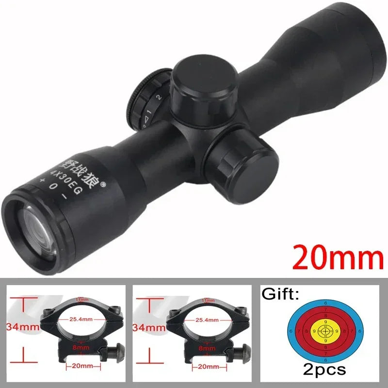 4x30 Rifle Scope