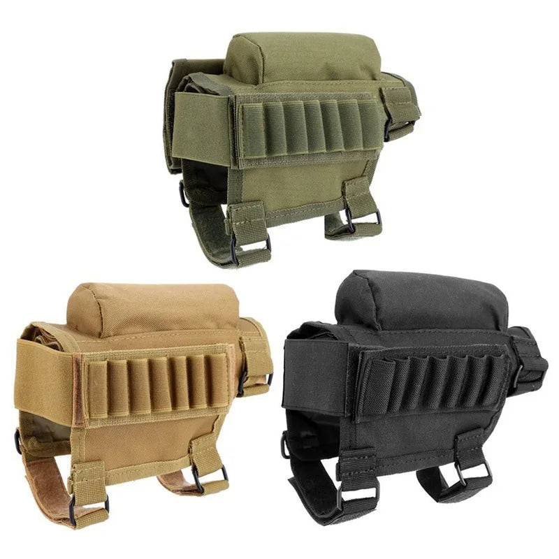 Cheek Rest Rifle Pouch with Ammo Slots